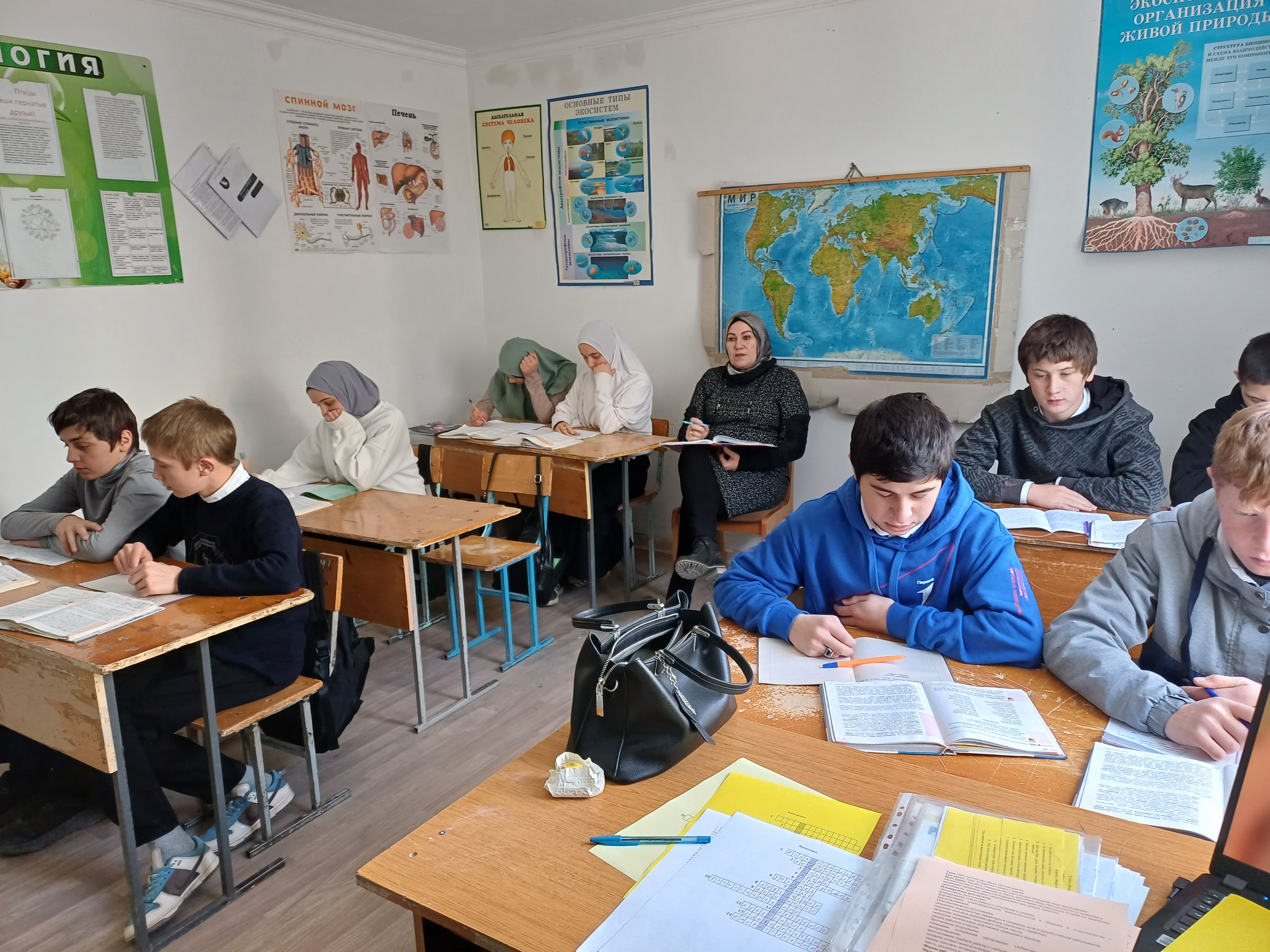 Открытый урок русского языка.